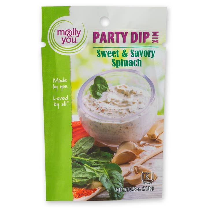 molly&you® - Wholesale Dip - Sweet & Savory Spinach Dip Mix1