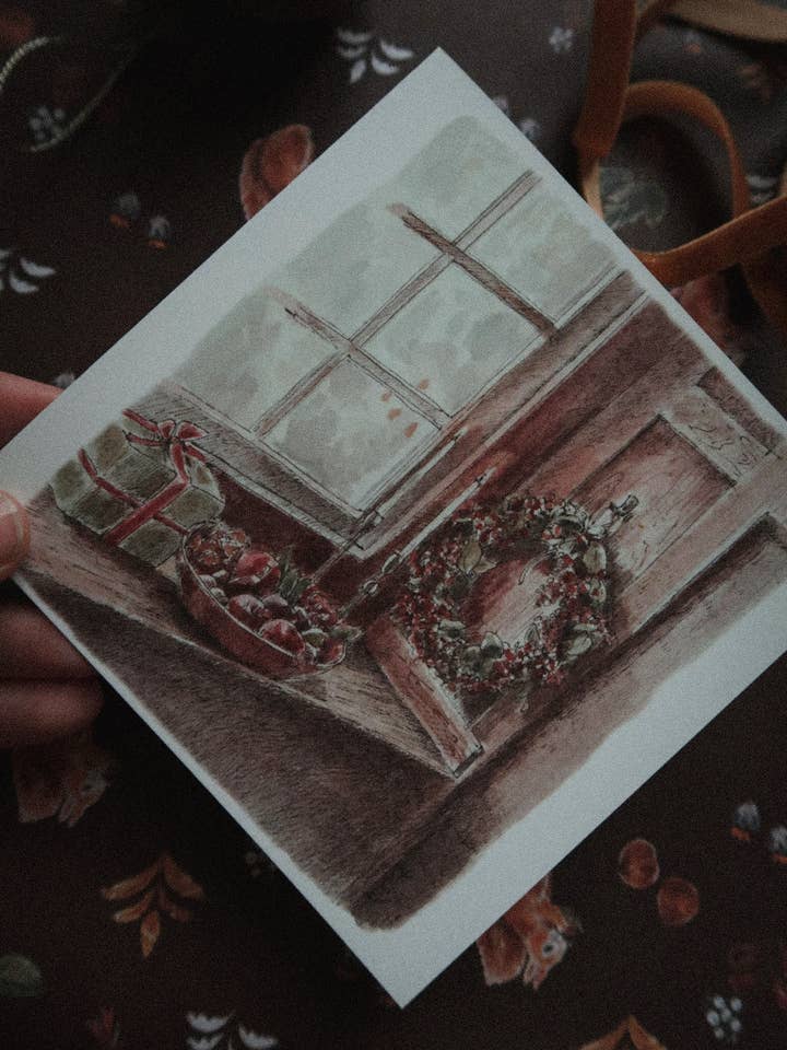 Christmas mood, folded card for wholesale by MyDesignPictures