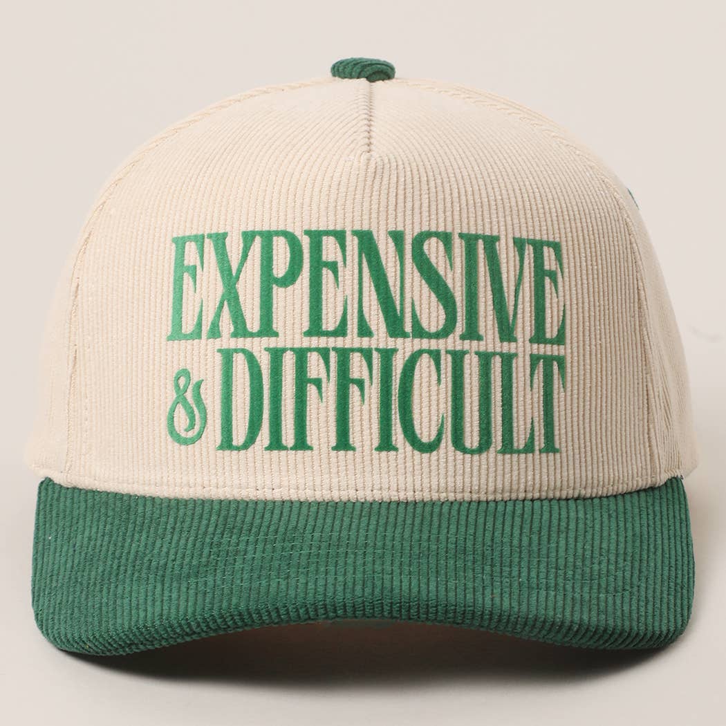 Fashion City - Wholesale Trucker Hat - Unisex - EXPENSIVE & DIFFICULT Corduroy Trucker Hat15