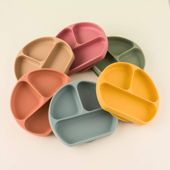 Juego de vajilla "MiniMahl" de silicona de 5 piezas para venta al por mayor de Der kleine Fratz