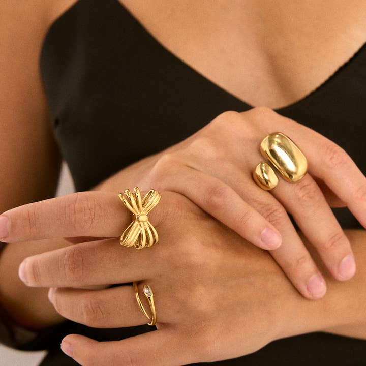 BYREN | ÉLINE L'ATELIER - Wholesale Band/Stacked Ring - Stainless steel ring 424AQ1603