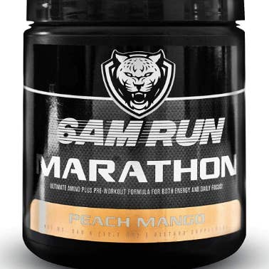 Essential Amino Energy Powder - Perzik Mango - Marathon Energie - Pre-workout voor hardlopers - Preworkout voor hardlopen - Hardlopers Pre Workout - 6uur Run Marathon - 40 Scoops voor wholesale door 6AM Run