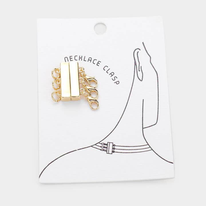 Metal Magnetic Necklace Clasp for wholesale by Sensibling Corp.