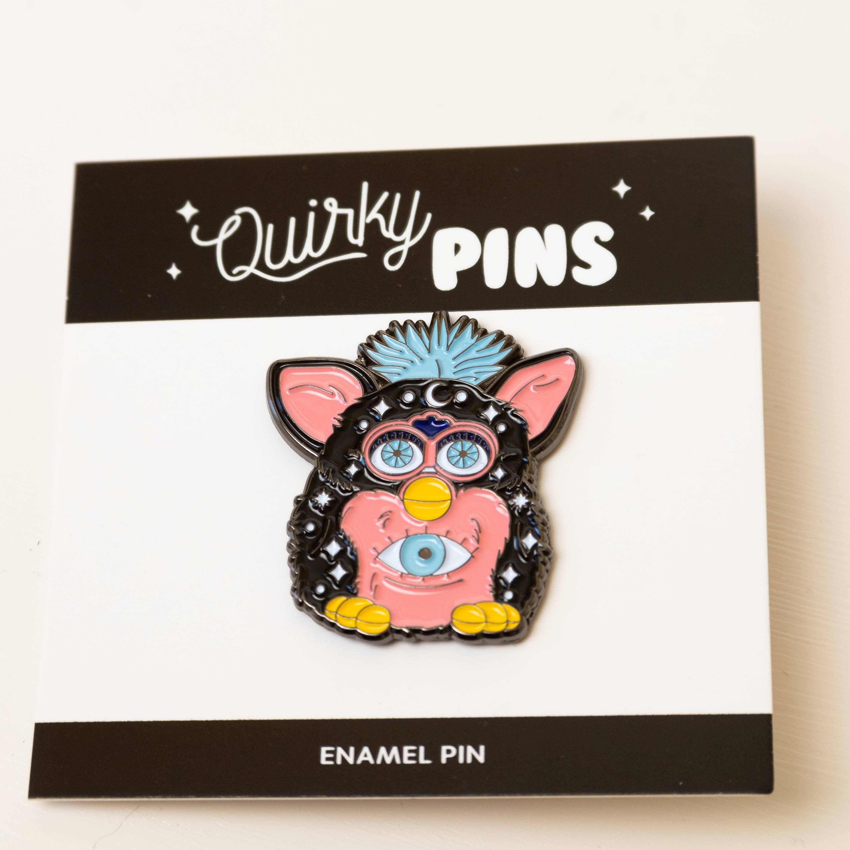 Quirky Crate - Wholesale Lapel Pin/Button - Evil Eye Furby Enamel Pin2