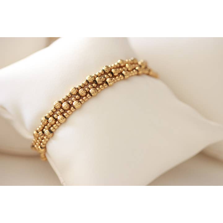 Deep South Originals, LLC - Wholesale Beaded Bracelet - Textured Elegance Beaded Bracelet ~ Deep South Originals