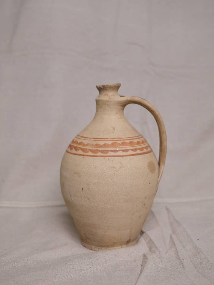 Vintage Hungarian Clay Jug no.1 for wholesale by Twenty Third by Deanne