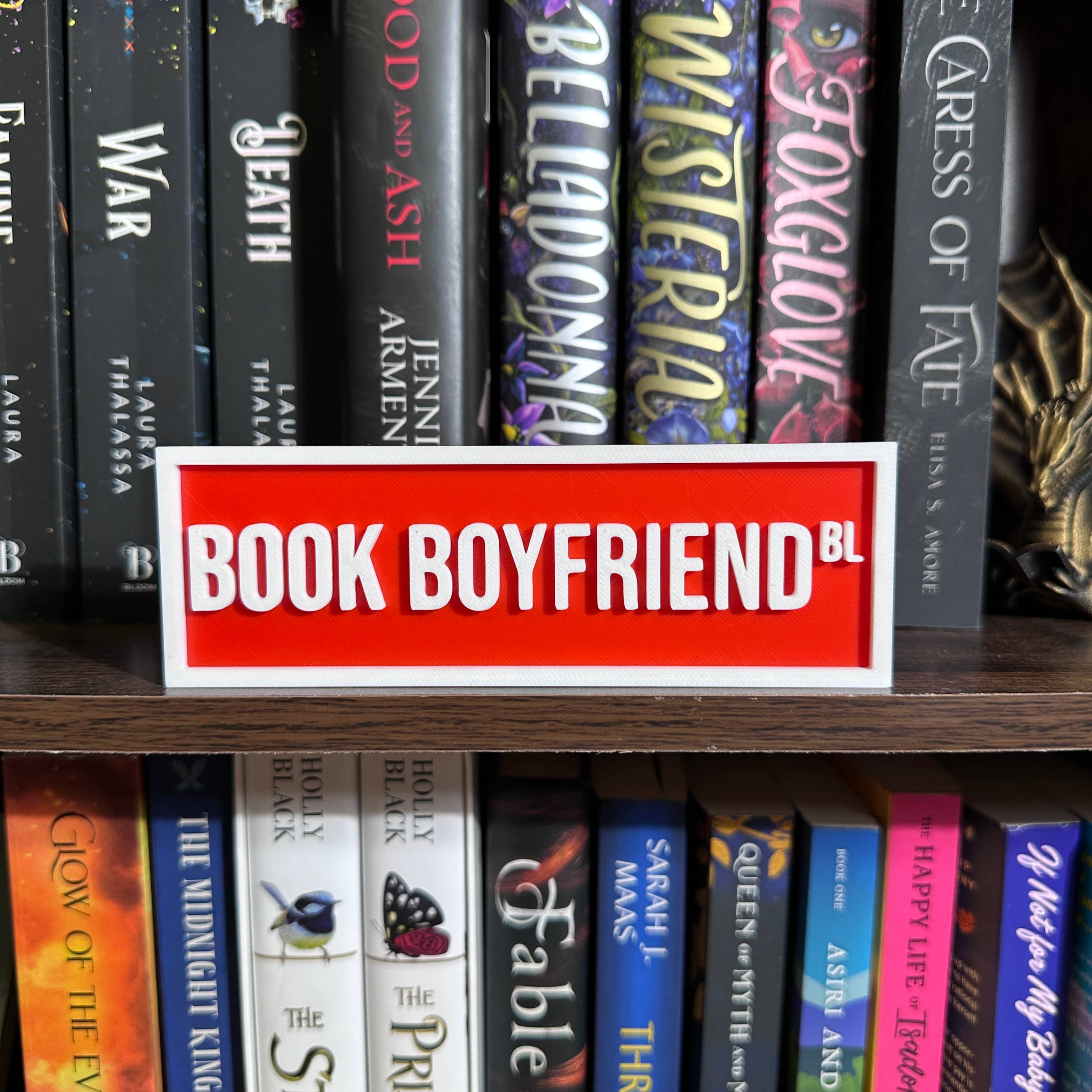 The Crafted Nook – Großhandel Schilder – Buch-Freund Straßenschild | Bücherregal Dekor1