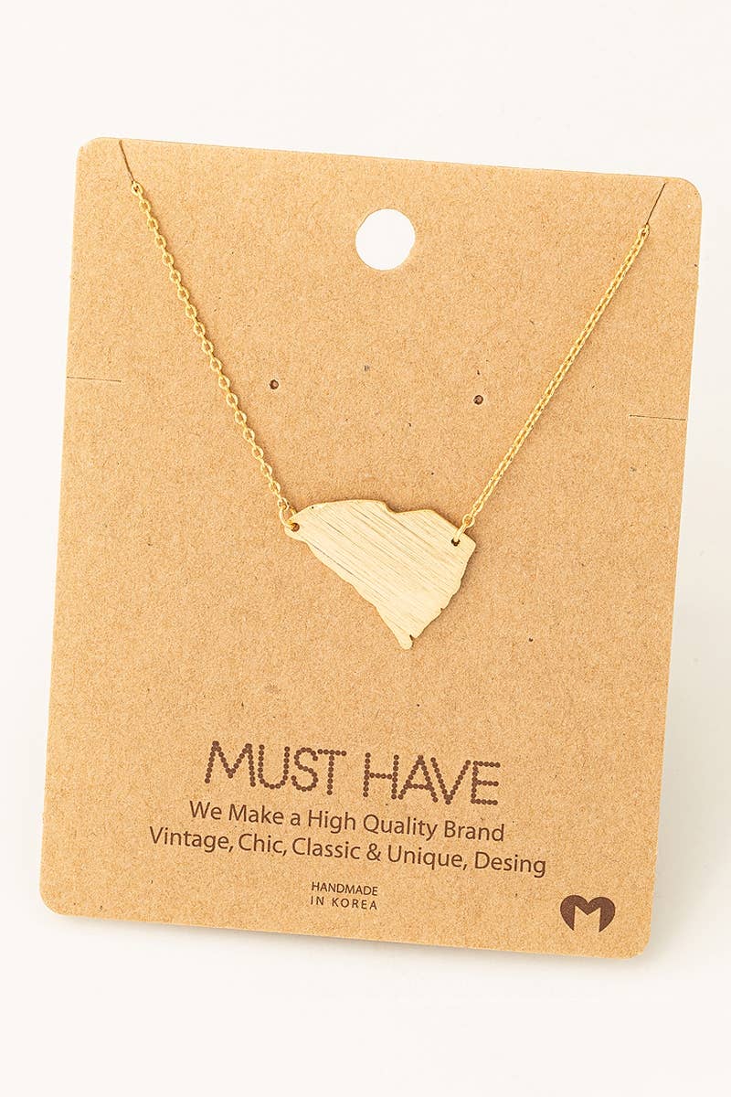 Fame Accessories – wholesale Hänge-/berlockhalsband – South Carolina State hänge halsband1