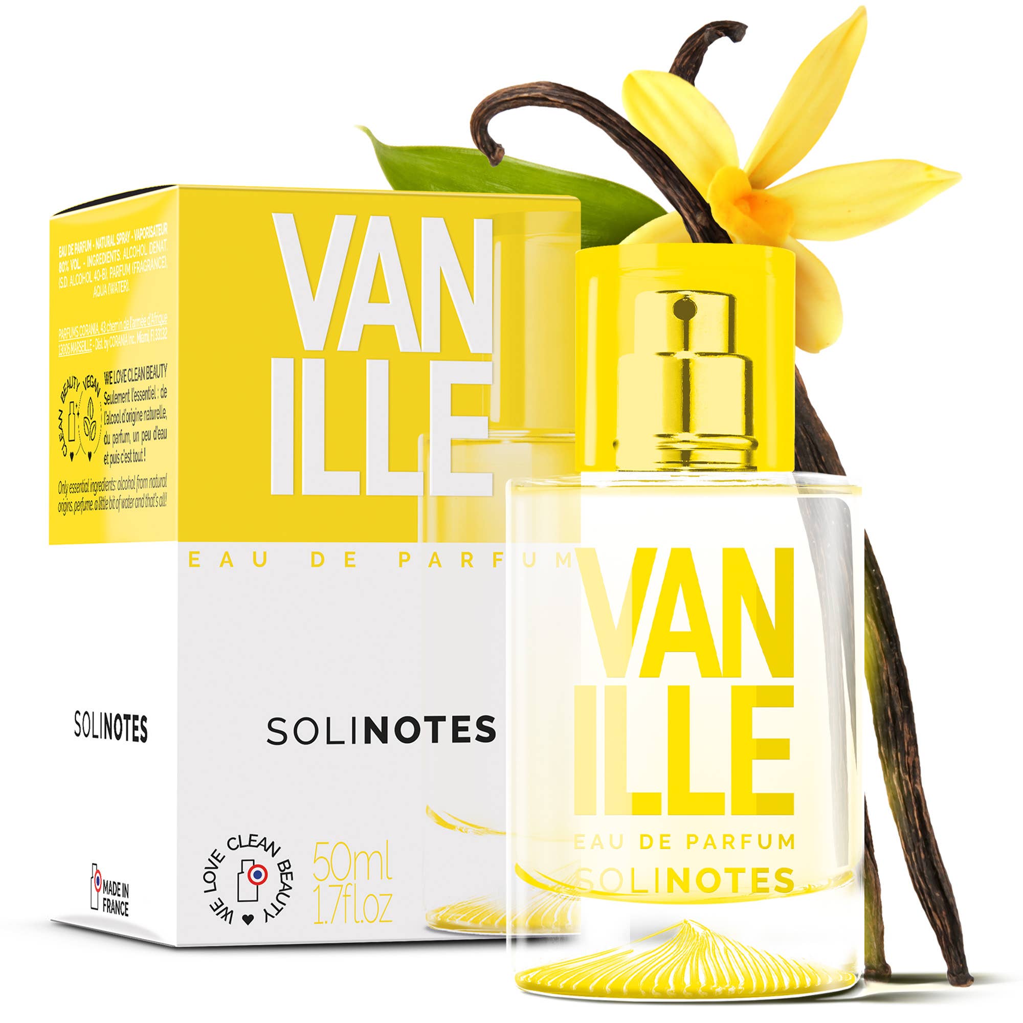 Solinotes (US Stores) - Distributed by Scents of Europe - Vente Parfum/Eau de toilette - Parfum à la vanille 1,7 oz - CLEAN BEAUTY5