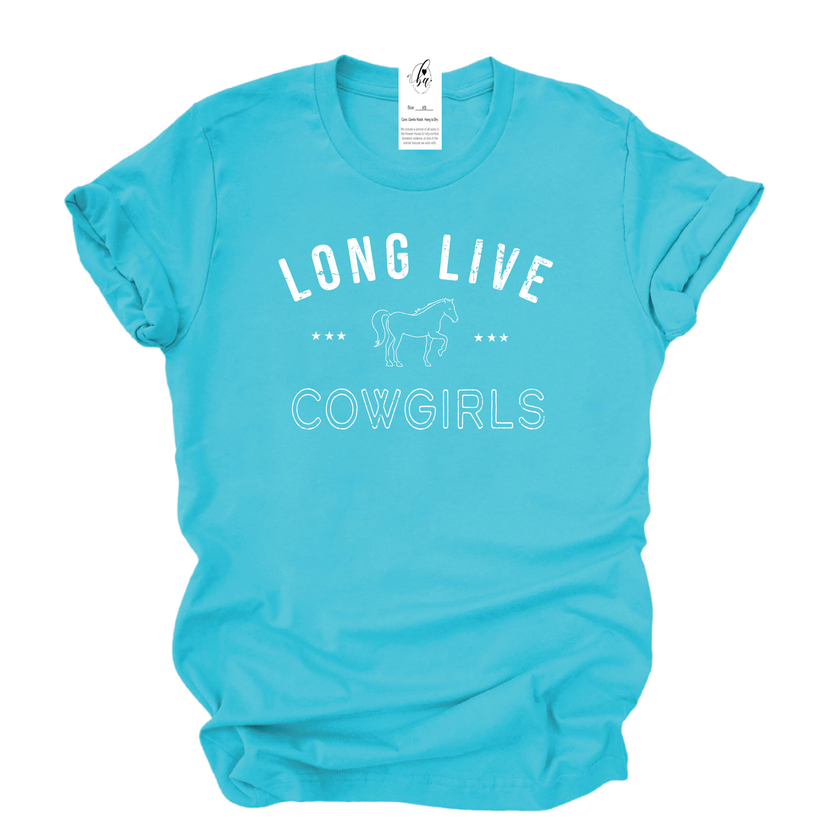 Blonde Ambition Apparel & Designs - Wholesale Screen Printed T-Shirt - Women's - Long Live Cowgirls Tee12