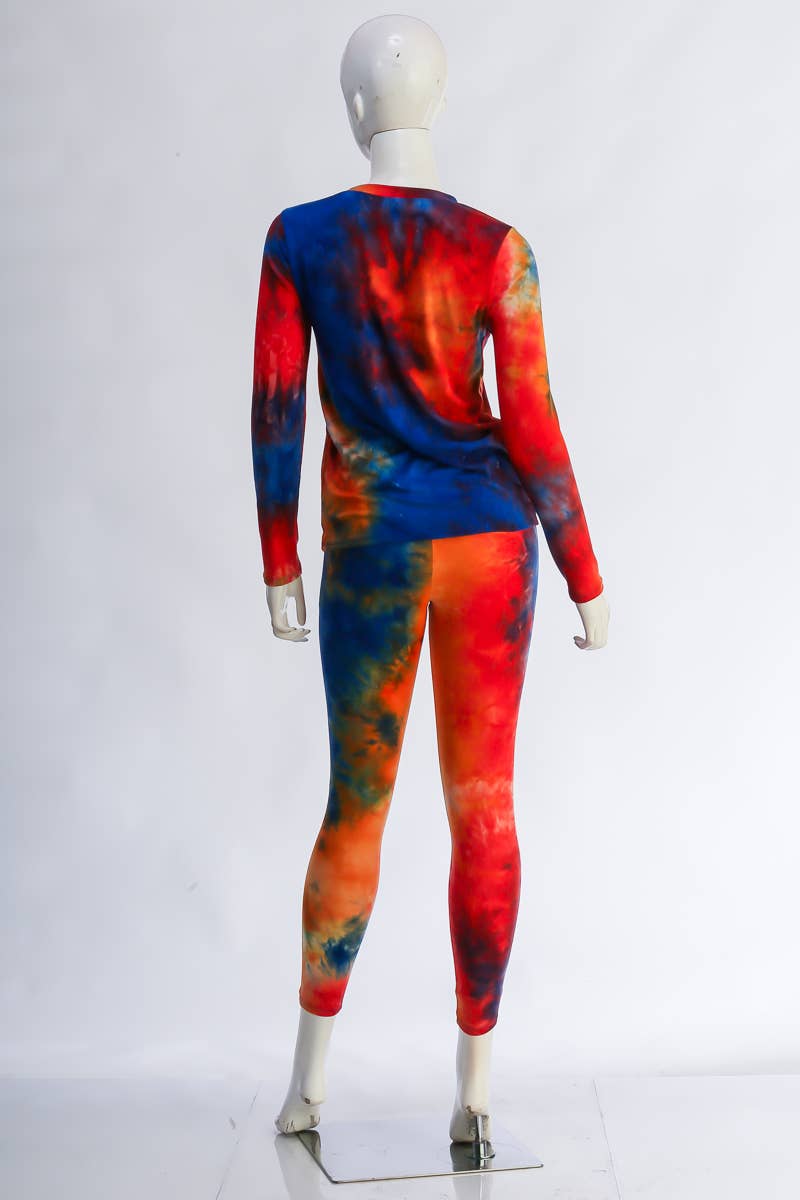 Multi T5827-B10603 Tie Dye 2-delige set voor groothandel op Faire5