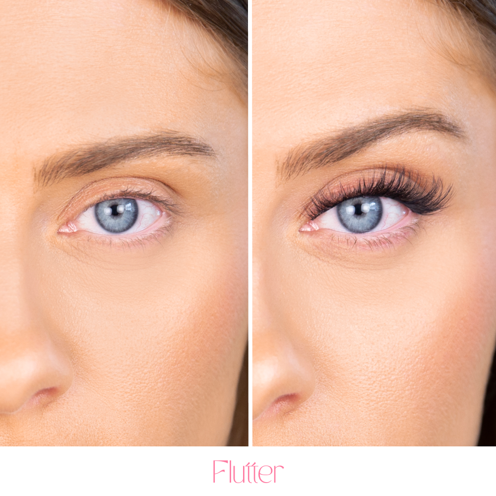 Silly George - Wholesale False/Fake Eyelashes - Pop-On Lashes - Flutter Black3