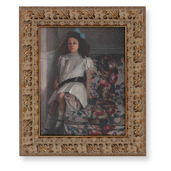 Pequena Impressão em Moldura, Uma Menina por Susan Watkins por atacado de Chrysler Museum of Art