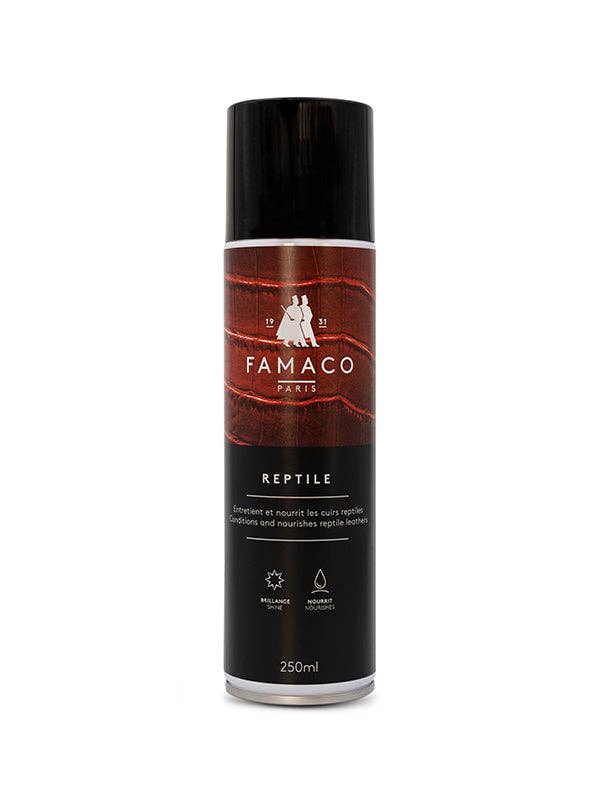 Famaco Aerosol Reptile Leather Spray - 250ml for wholesale by The Cobblers