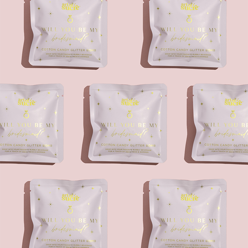 Art of Sucre – wholesale Sockervadd – Glittrande bommar med sockervadd för tärnor2