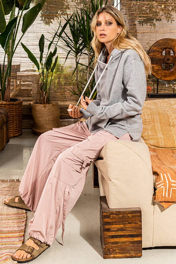 BUCKETLIST INC - Wholesale Pants - Women's - IP5295 Solid Jogger Cargo Pants21