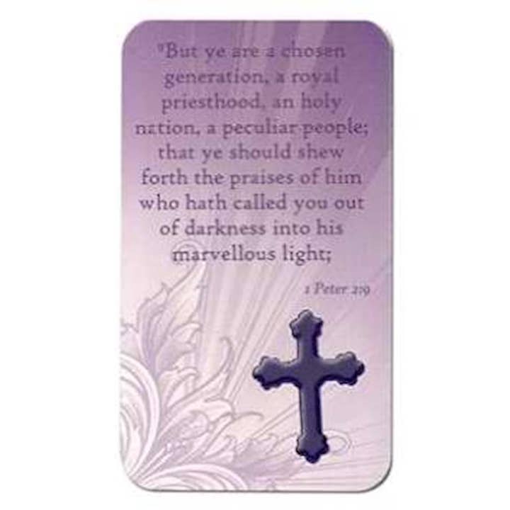 Magnet-Ausgewählt-1 Petrus 2:9-Lila (Pk/3) für den Großhandel von Anchor Distributors