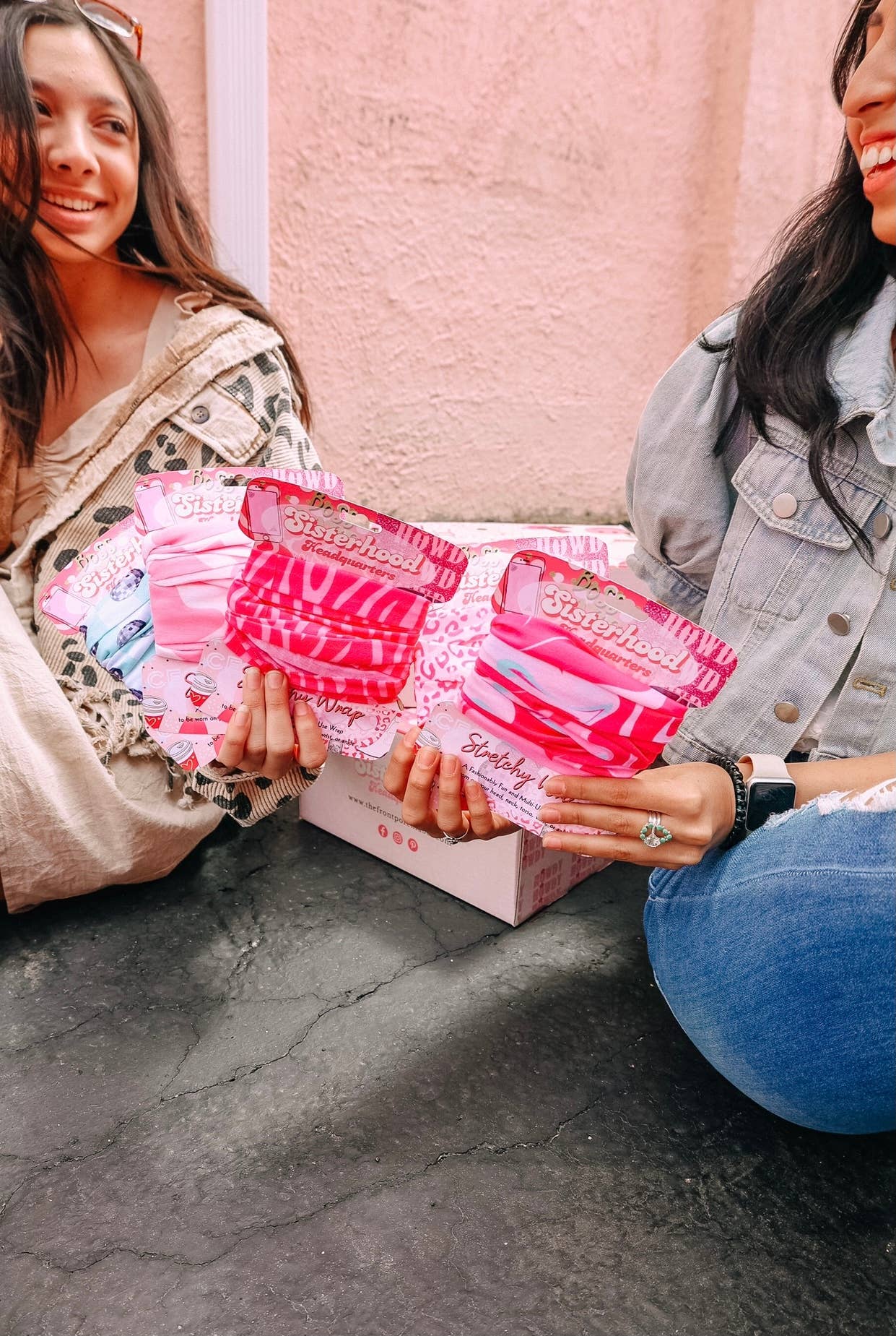 The Front Porch Label – Bandana - Mulher por atacado – Swirl Stretchy Headwrap4