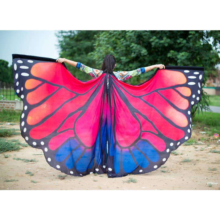 Senoritas Tribal Designs - Venta al por mayor Disfraz - Mujer - Alas Isis de seda mariposa