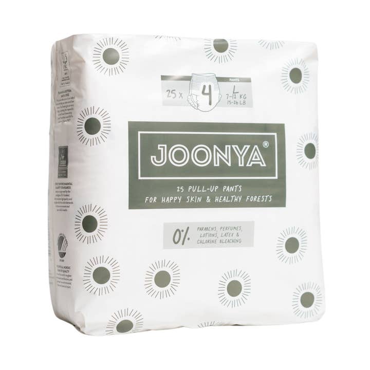Joonya Pull-Up Diapers Size 4 L (15-26 lb) - 1 Bag of 25 for wholesale by Joonya
