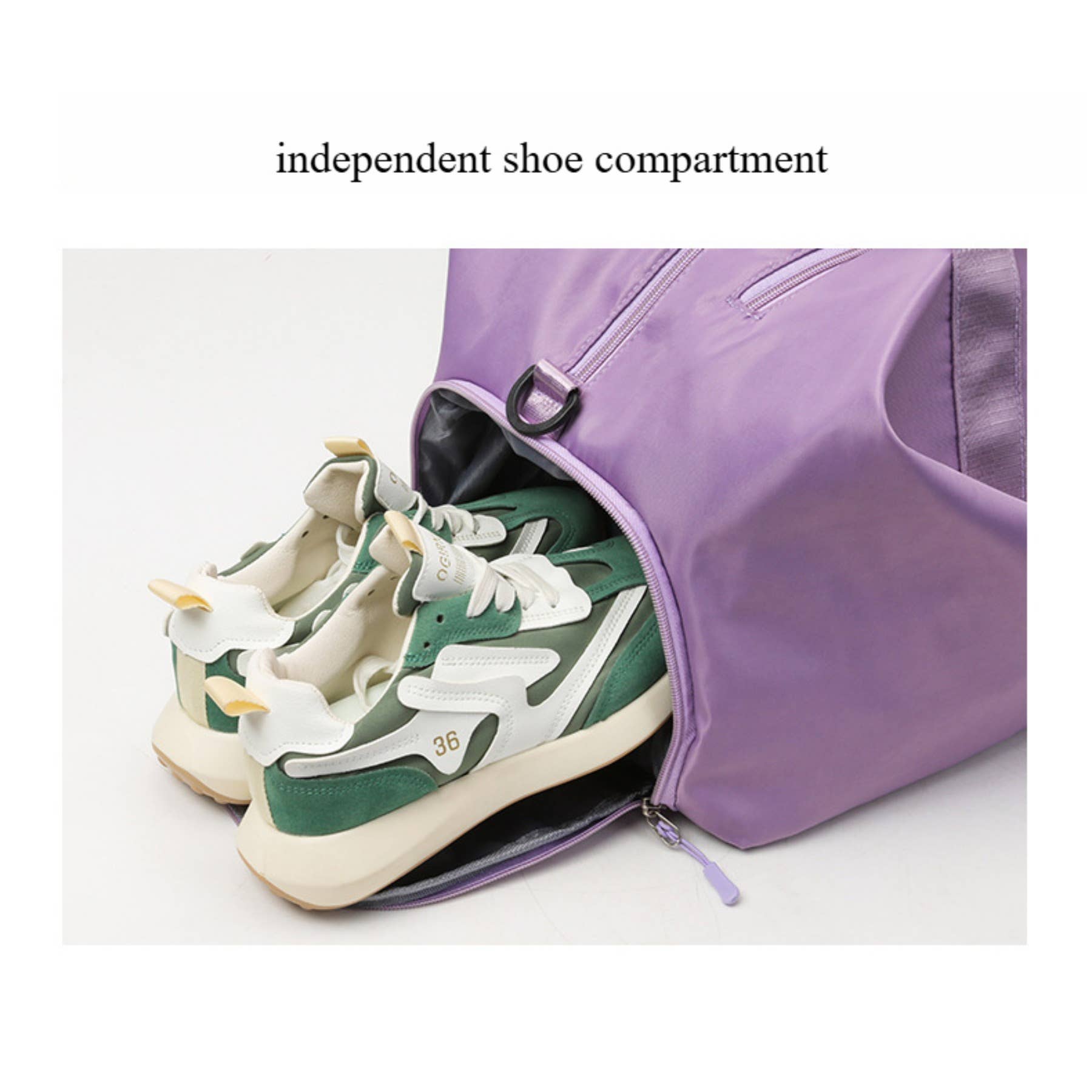 wandf - Vente Sac de voyage – femme - Sac de sport de voyage et de fitness - Séparation étanche pour le mouillé et le sec5