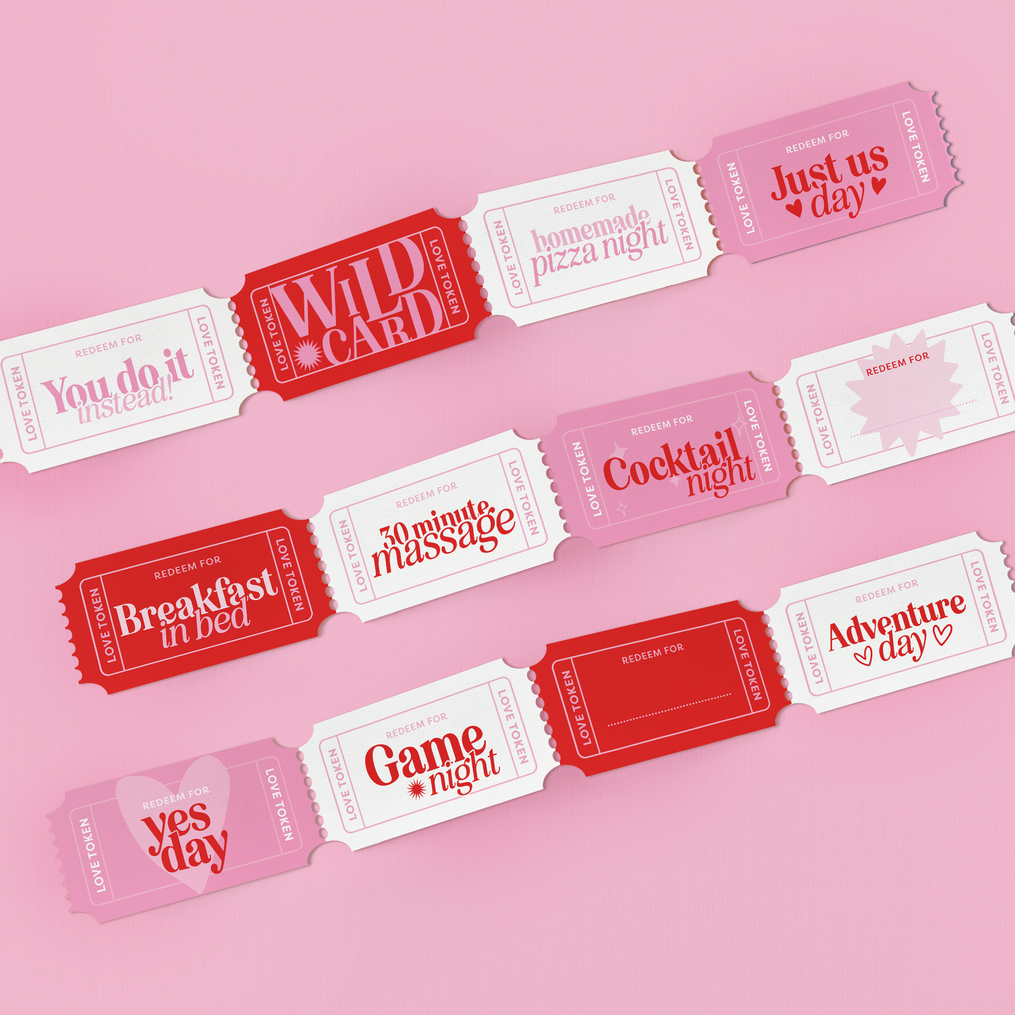 Curated for You Gifts - Wholesale Valentijdskaartje - Valentijns- en Jubileumkaart voor Stellen – Liefdescoupons1