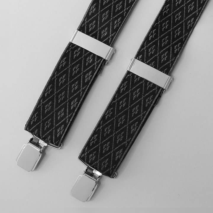 Sophos - Wholesale Suspenders - Men's - Assorted Diamond Pattern Braces2