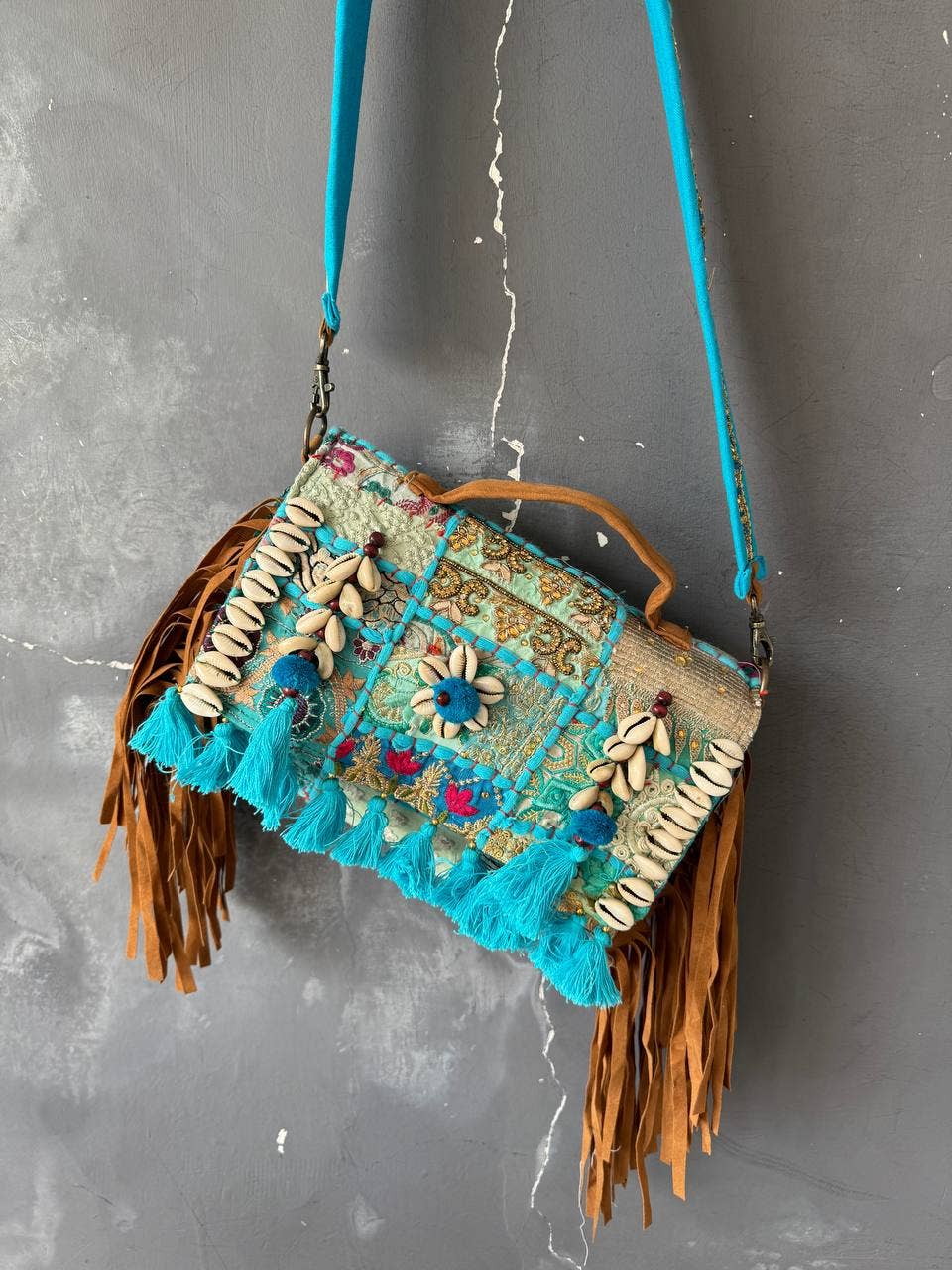 GYPSY STUDIO - Wholesale Shoulder Bag - Women's - Embroidery Work Bag Party Wear Bag Sequin Work Banjara Bags 5