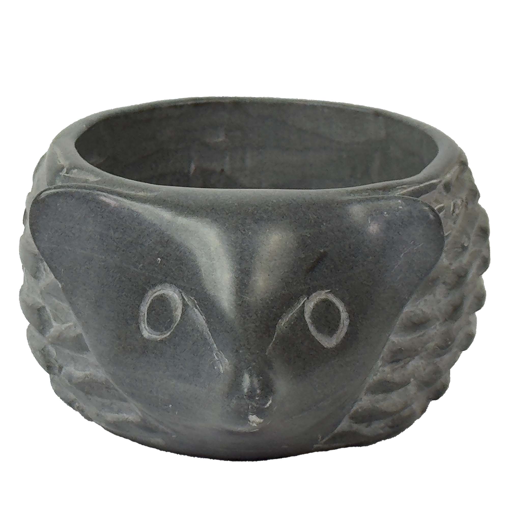 Global Crafts - Wholesale Decorative Plate/Dish/Bowl - Soapstone Hedgehog Bowl1