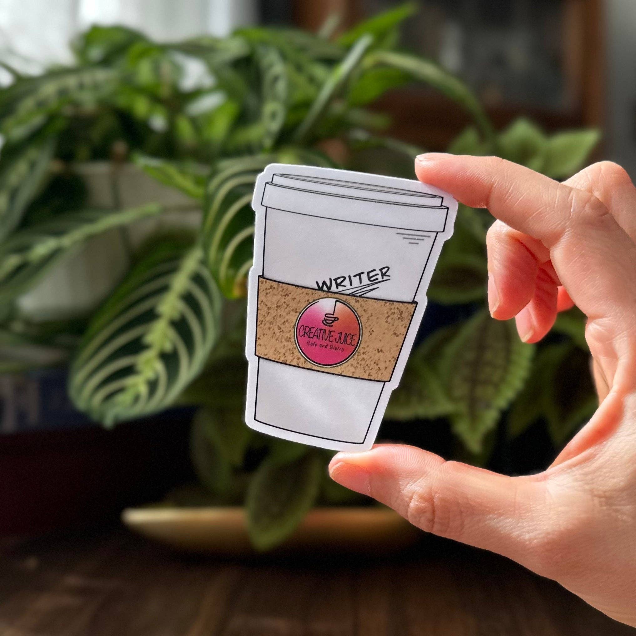 Fritz + Key - Wholesale Sticker - Creative Juice - Coffee/Writer Sticker1