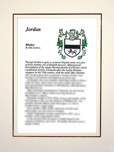 História da Família Jordan por atacado de Family Histories