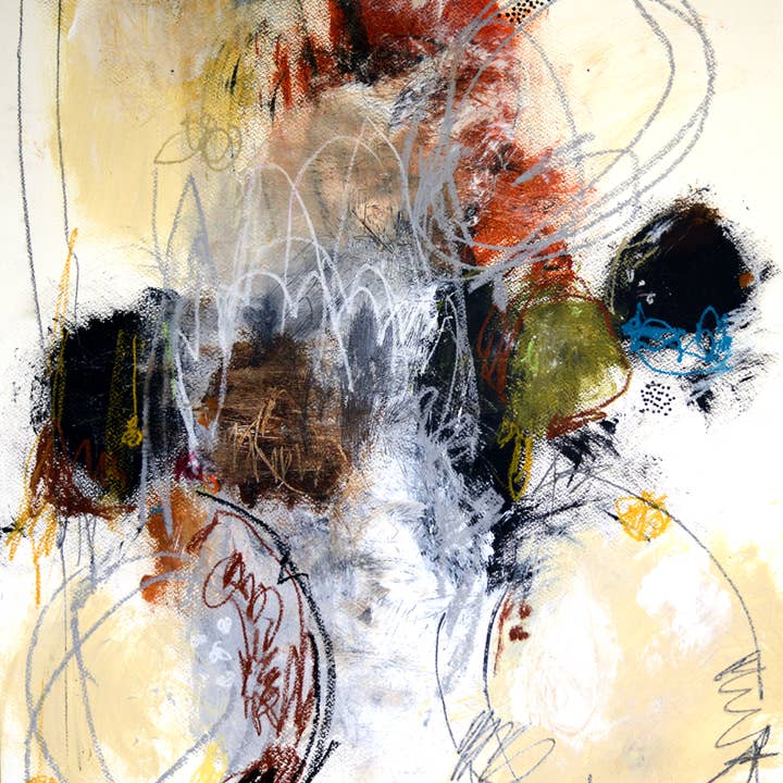 #011605<br>Stampa su Tela di Arte Astratta<br>Credi in Me per la vendita all'ingrosso da parte di Michel Keck LLC