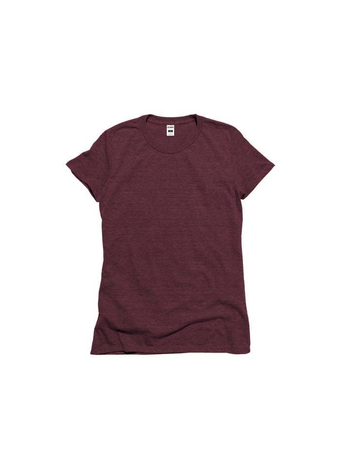 GOEX Apparel - Wholesale T-Shirt - Women's - Ladies Short Sleeve Triblend Tee23