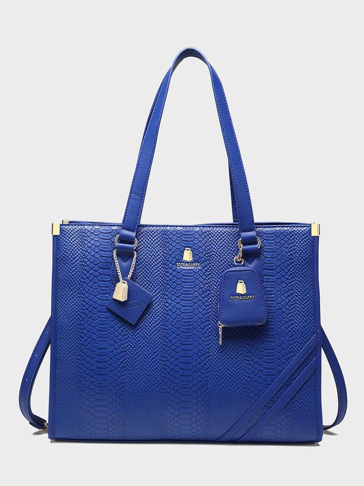 Apollo 1 Tote Bag in Royal Blue for wholesale by Tote&Carry
