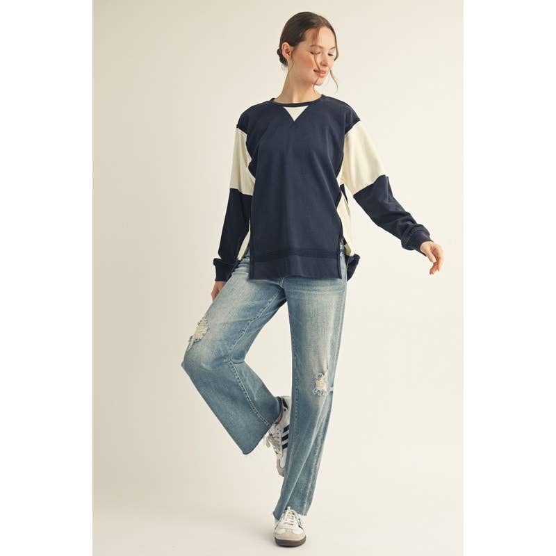 STYLE USA - Wholesale Tunic - Women's - NEW Color Block Gameday Top14