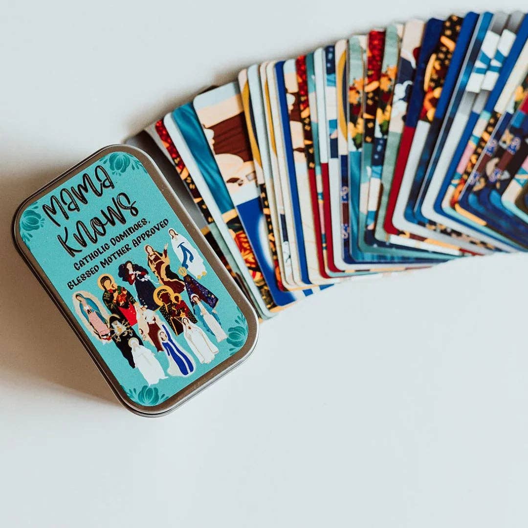 worthy of Agape - Wholesale Card Game - MamaKnows - Catholic Dominoes with the Blessed Virgin (Card Deck)8