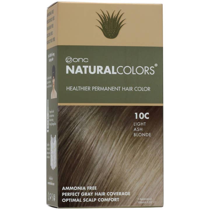 10C Light Ash Blonde Heat Activated Hair Dye With Organic In for wholesale by Organic Natural Colors