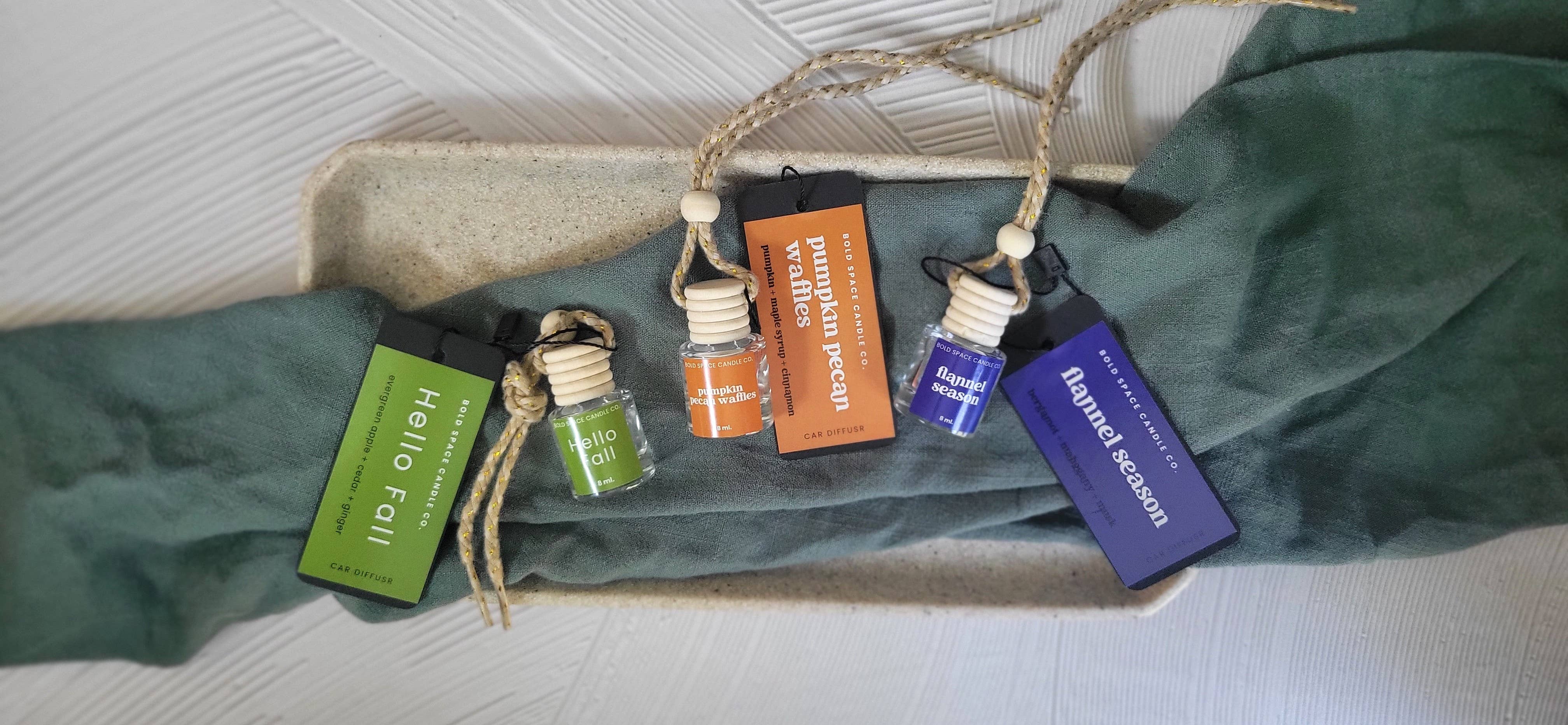 Bold Space Candle Co. – wholesale Reed diffuser – Car Diffusers | Fall, Winter, & Everyday | Variety of Scents5