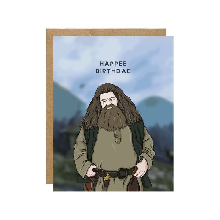 Happee Birthdae - Magical Wizarding School Pop Culture Birthday Card for wholesale by Simple Whimsy