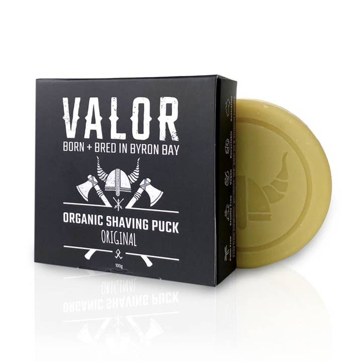 Valor Organics - Wholesale Shave Soap - Men's - Shaving Soap Puck (Original Valor Scent)0