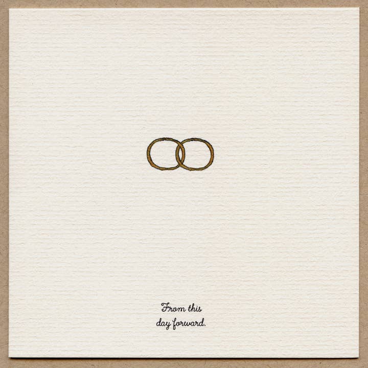 Från denna dag framåt-gratulationskort. för wholesale av Beth Mueller