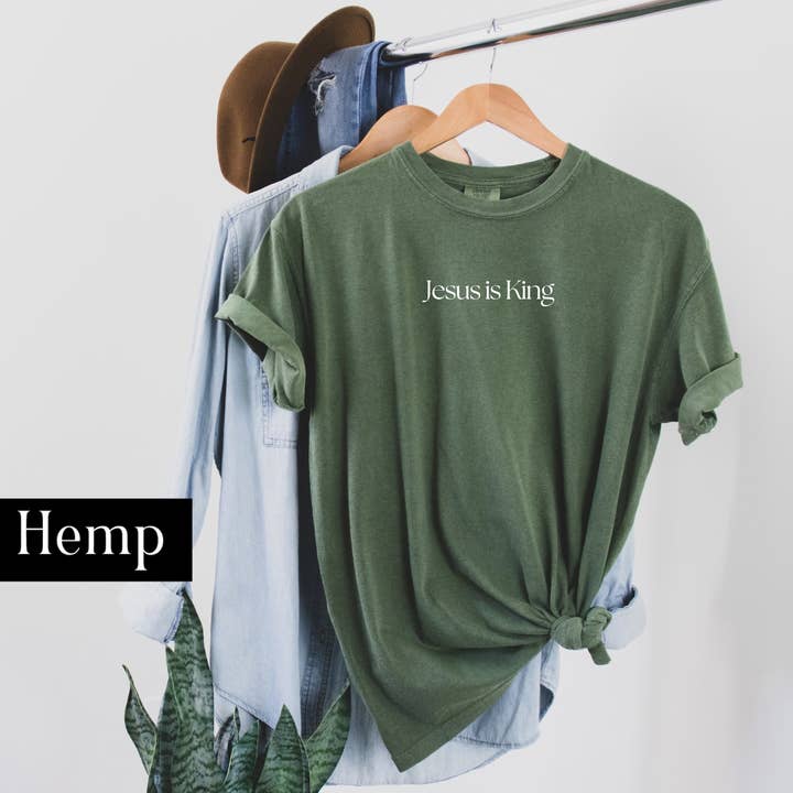 Faith & Life Christian Brands - Wholesale Screen Printed T-Shirt - Women's - Jesus is King Comfort Colors Heavyweight Easter T-Shirt8