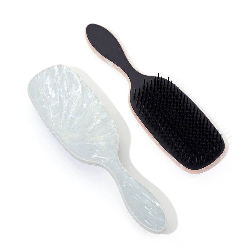 Dipped Shop – wholesale Hair brush/comb – Marbled Handle Massage Air Cushion Comb DPHC270