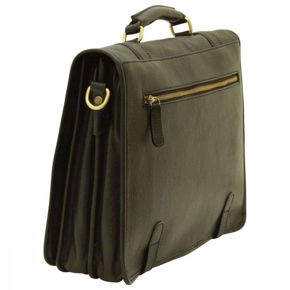 Old Angler Firenze - Wholesale Briefcase - Unisex - Calfskin Nappa Leather Briefcase13