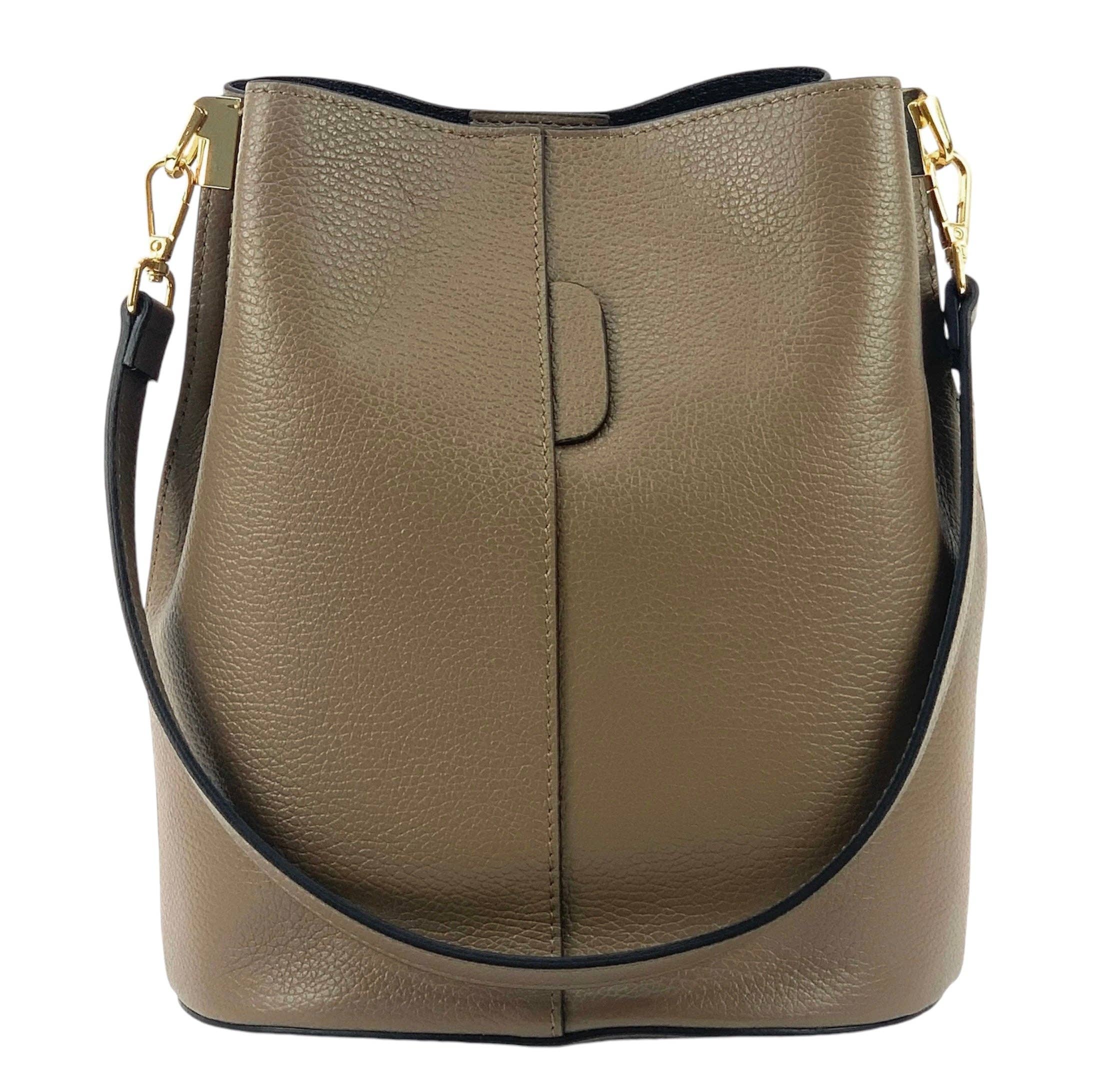 MODARNO - Venta al por mayor Bolso con correa - Mujer - Bolso tipo bucket Giulia de cuero Dollaro genuino MODARNO11