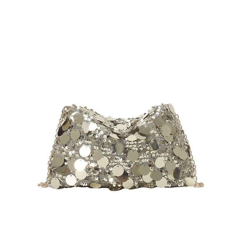 UZ Wholesale Store - Vendita all'ingrosso Tracolla - Donna - Borsa a tracolla glitterata di grande capacità1