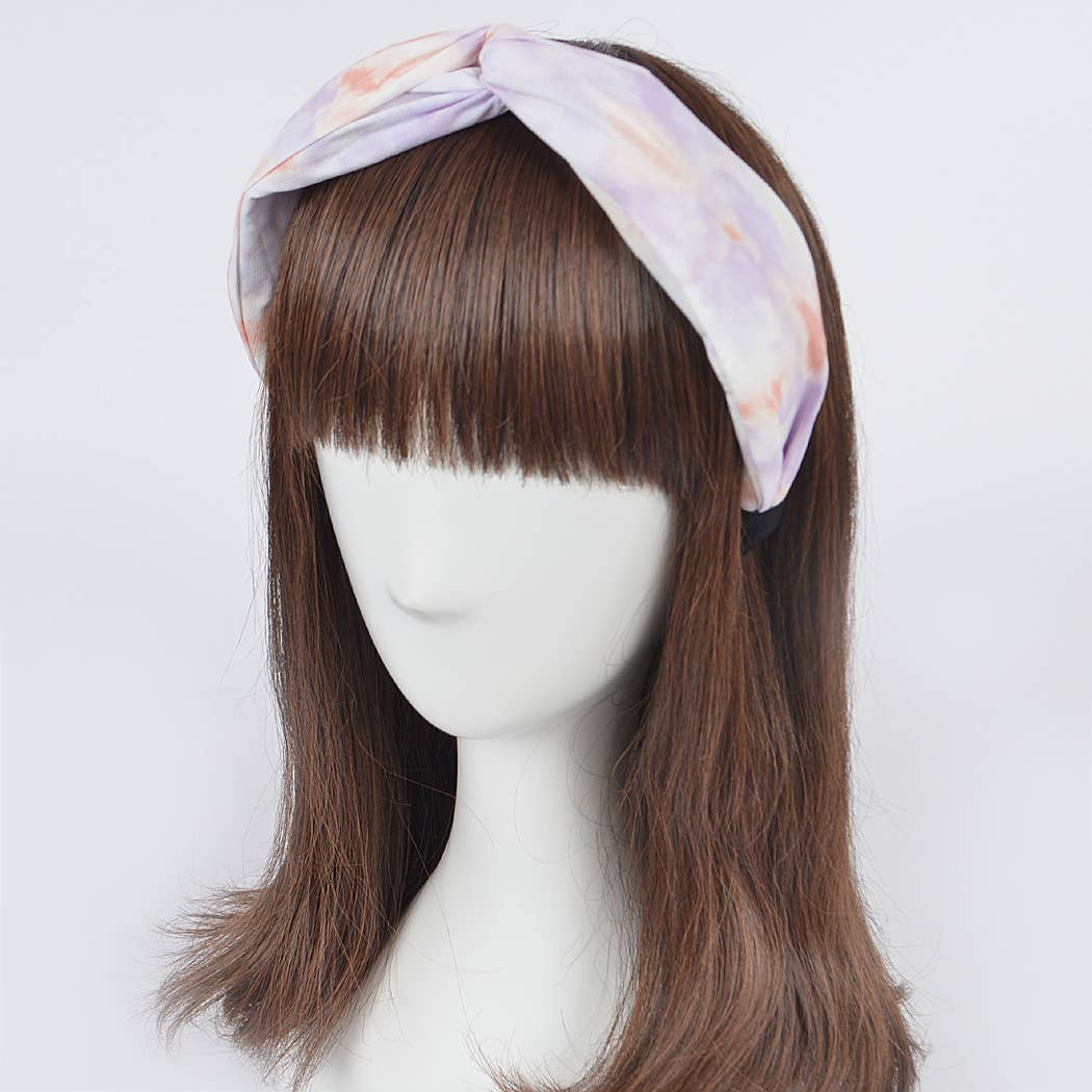 3AM BY H&D ACCESSORIES - Wholesale Fashion Headband - Women's - Tie Dyed Braided Headband0