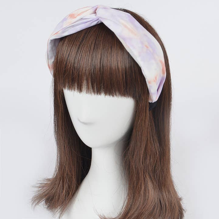 3AM BY H&D ACCESSORIES - Wholesale Fashion Headband - Women's - Tie Dyed Braided Headband