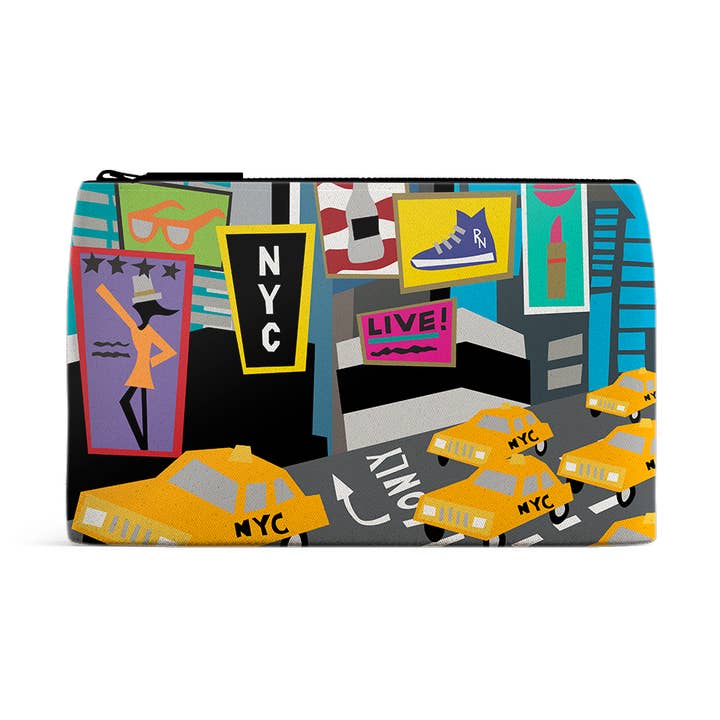 Times Square Pouch for wholesale by R. Nichols Stationery & Gifts