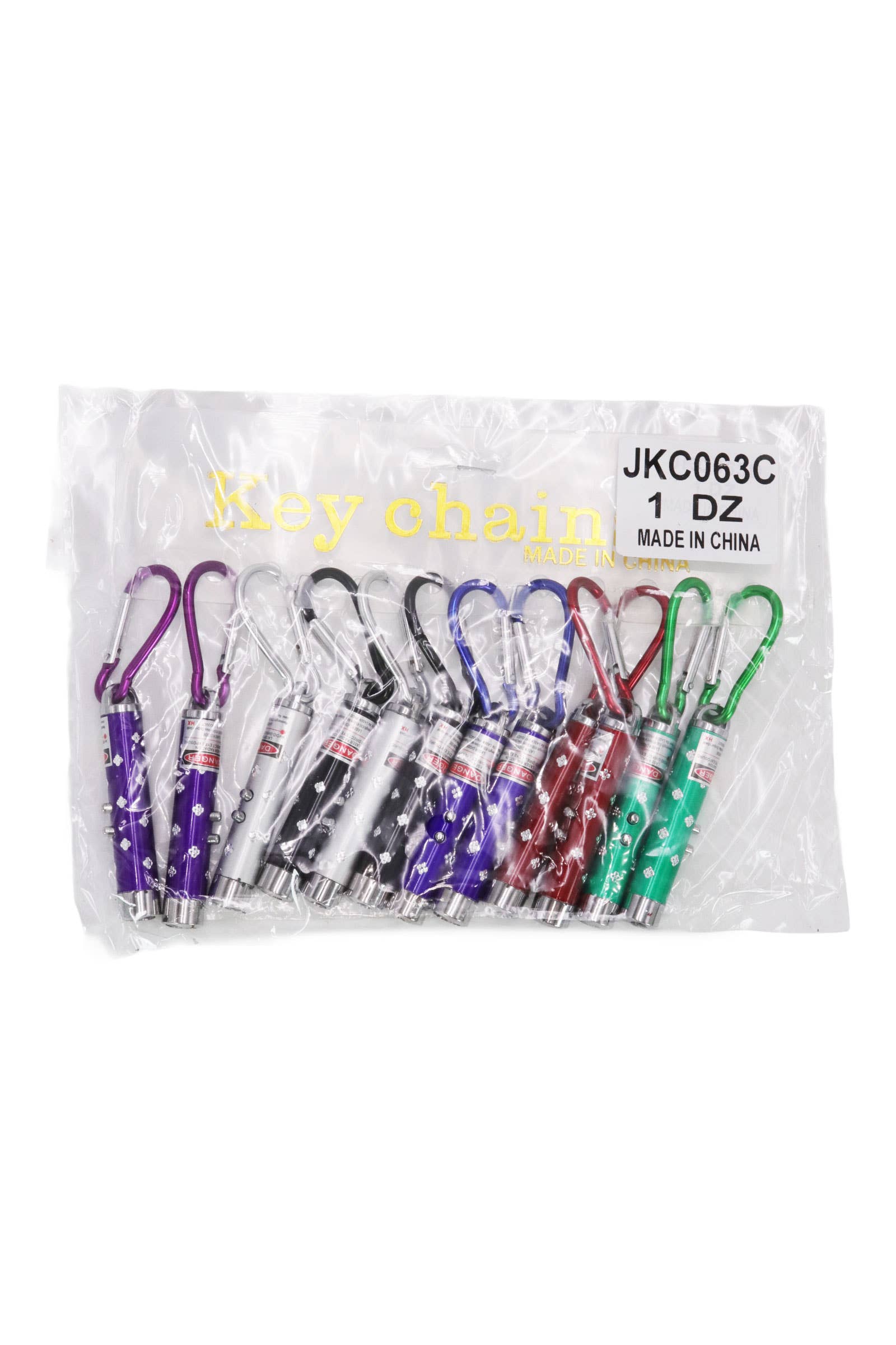 ASSORTI Mini lampe de poche 3-en-1 avec pointeur laser et lumière LED en vente sur Faire13